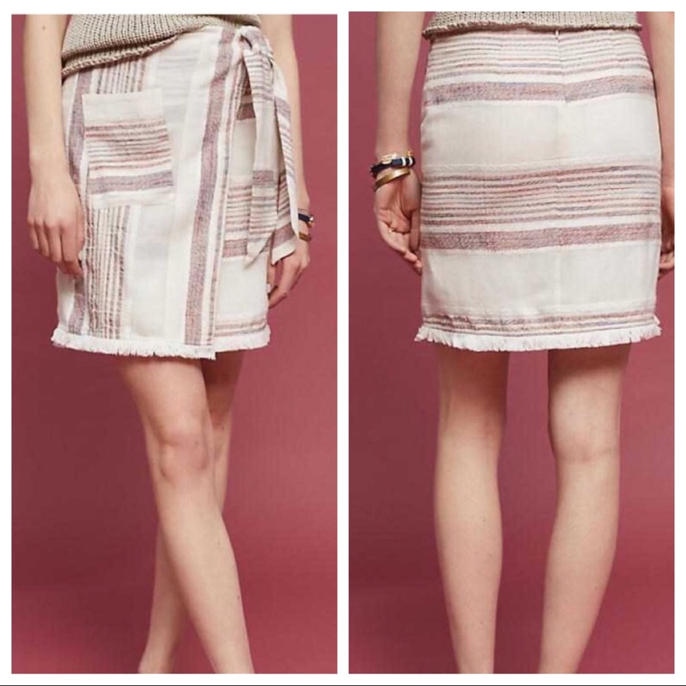 Anthropologie Holding Horses Avery Wrap Skirt